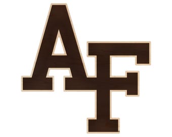 Air Force Academy AF Cutout Wall Hanging Crafted From