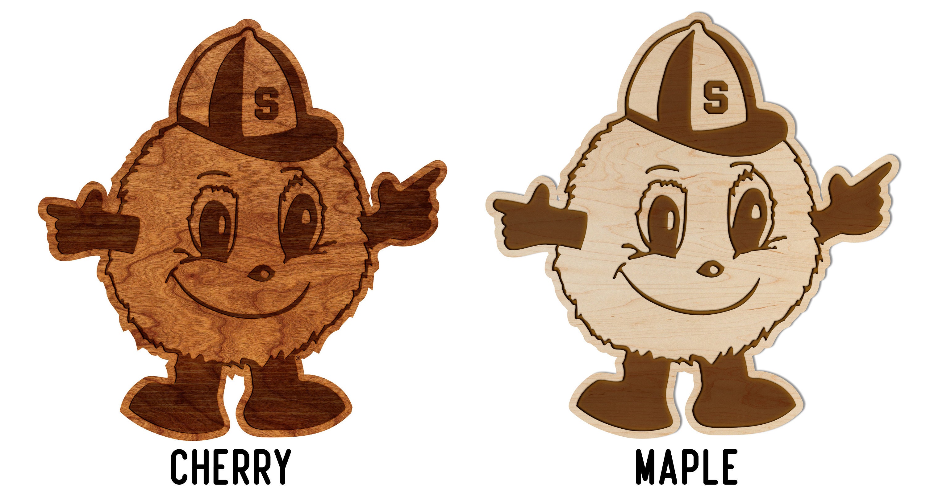 Syracuse University SU Wall Hanging Crafted From Cherry Etsy