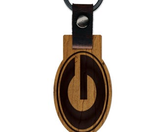 Georgia Athletic G Wooden Keychain – Crafted from Cherry or Maple Wood