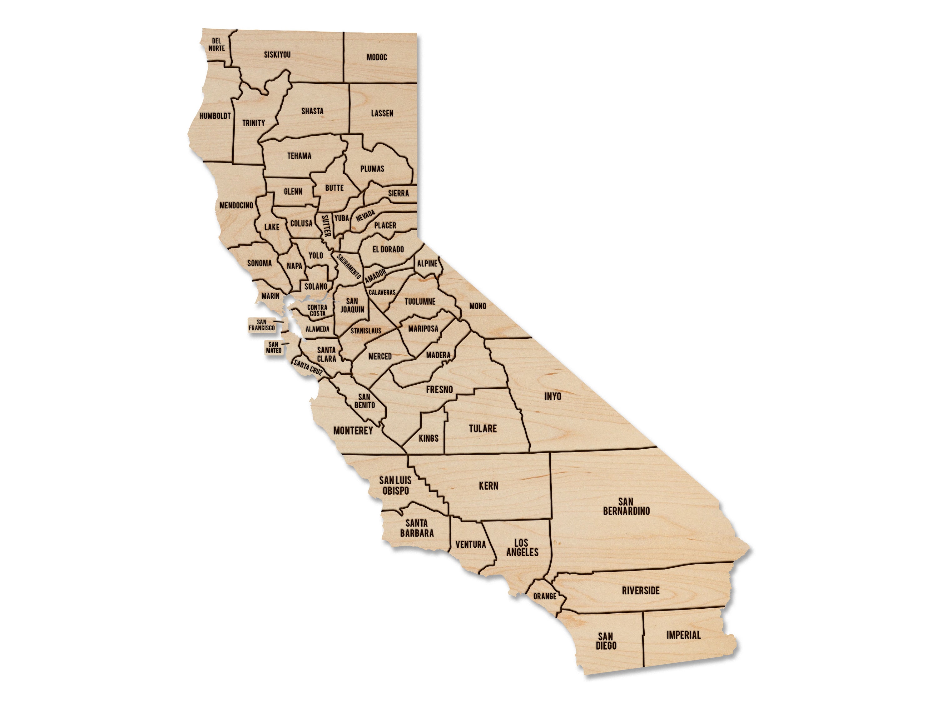 50 State Map In R County State Map All 50 States Available Crafted From | Etsy Ireland