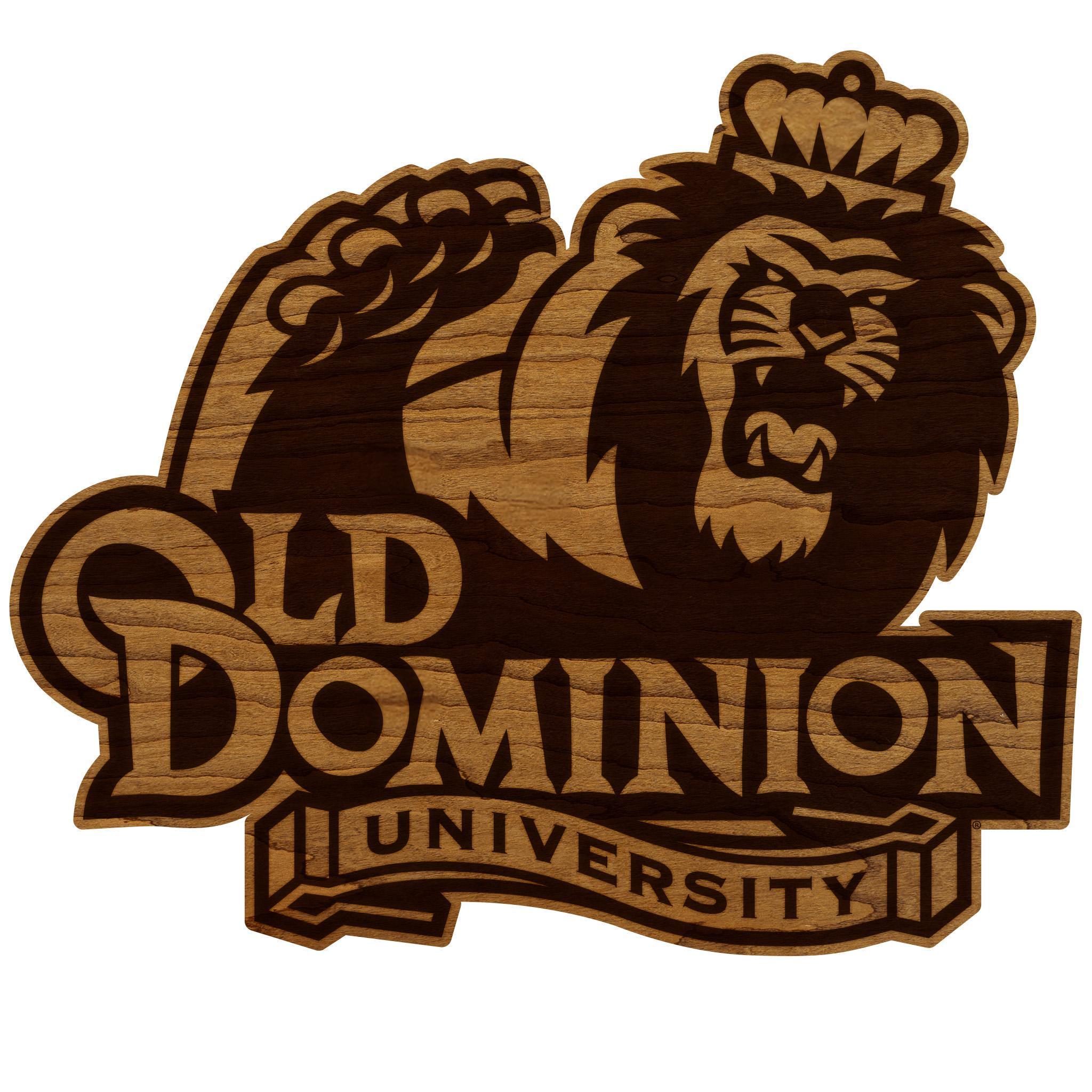 Old Dominion University Monarch Logo Wall Hanging - Crafted From