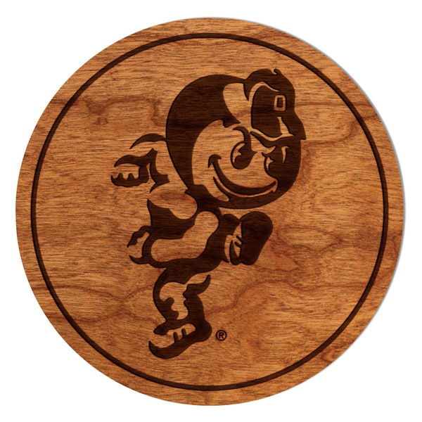 Ohio State Buckeyes Coaster – Crafted from Cherry or Maple Wood – The Ohio State University (OSU)