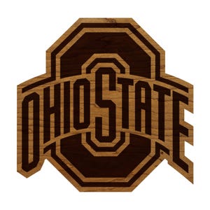 Ohio State University Block O Wall Hanging - Crafted from Cherry or Maple Wood
