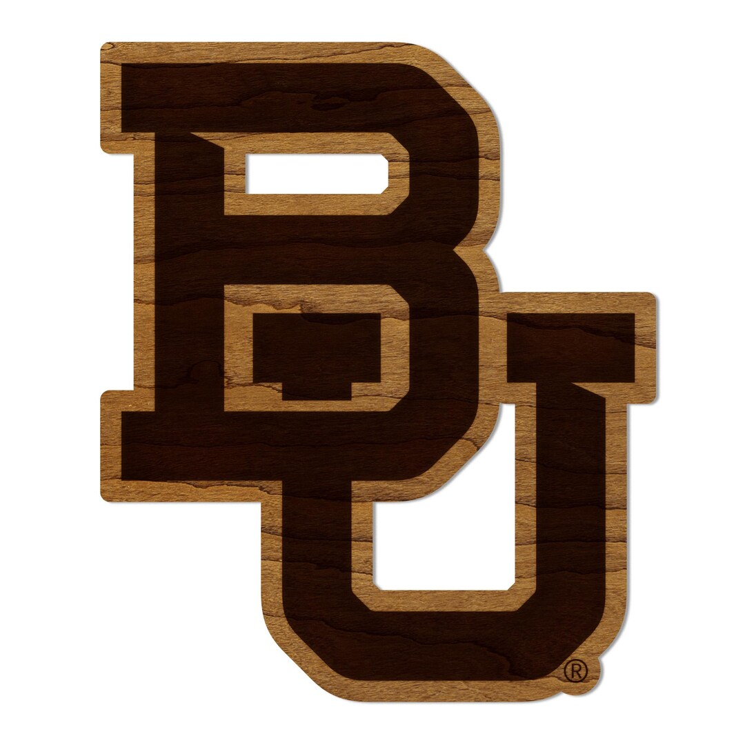 Baylor University BU Magnet - Crafted From Cherry or Maple Wood - Etsy