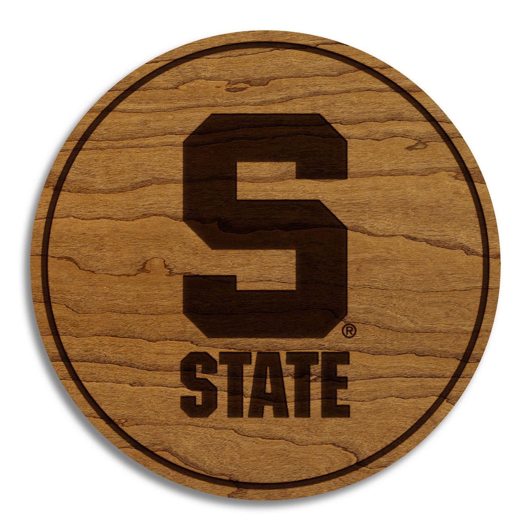 Michigan State University State Coaster – Crafted From Cherry or Maple ...