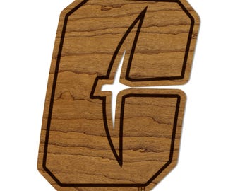 University of North Carolina at Charlotte All-In-C Magnet - Crafted from Cherry or Maple Wood