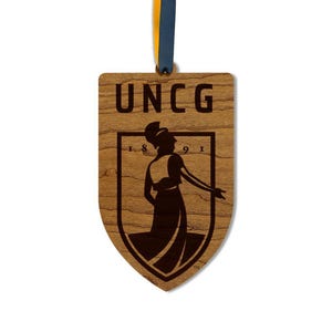 University of North Carolina Greensboro Institution Mark – Crafted from Cherry or Maple Wood