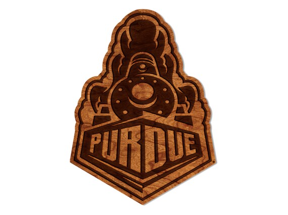 Purdue University Wall Hanging Logo Crafted From Cherry | Etsy