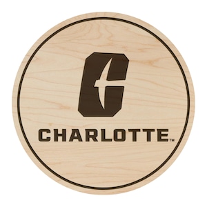 University of North Carolina at Charlotte Wordmark Coaster – Crafted ...