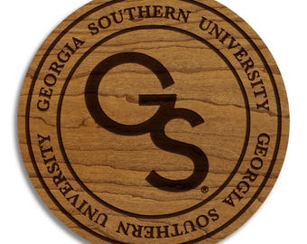 Georgia Southern GS Coaster – Crafted from Cherry or Maple Wood