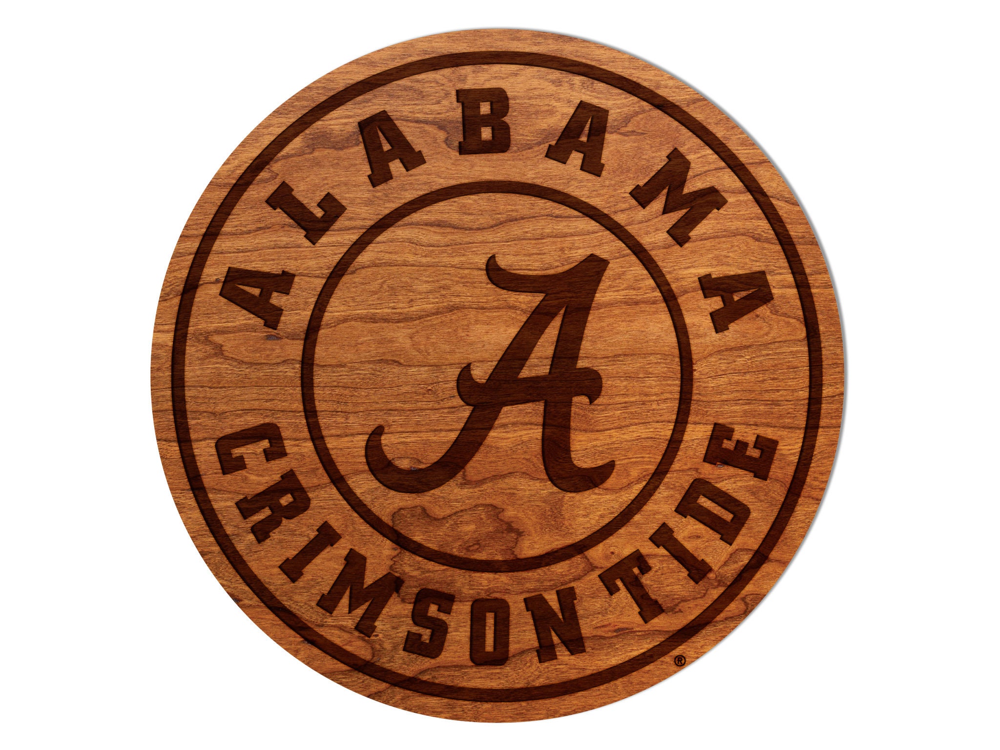 University of Alabama Wall Hanging Crafted from Cherry or Etsy