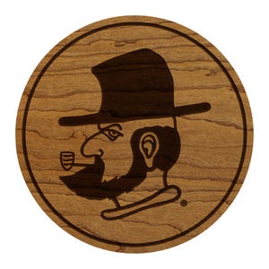 Appalachian State University Yosef Coaster – Crafted from Cherry or Maple Wood – Appalachian Mountaineers