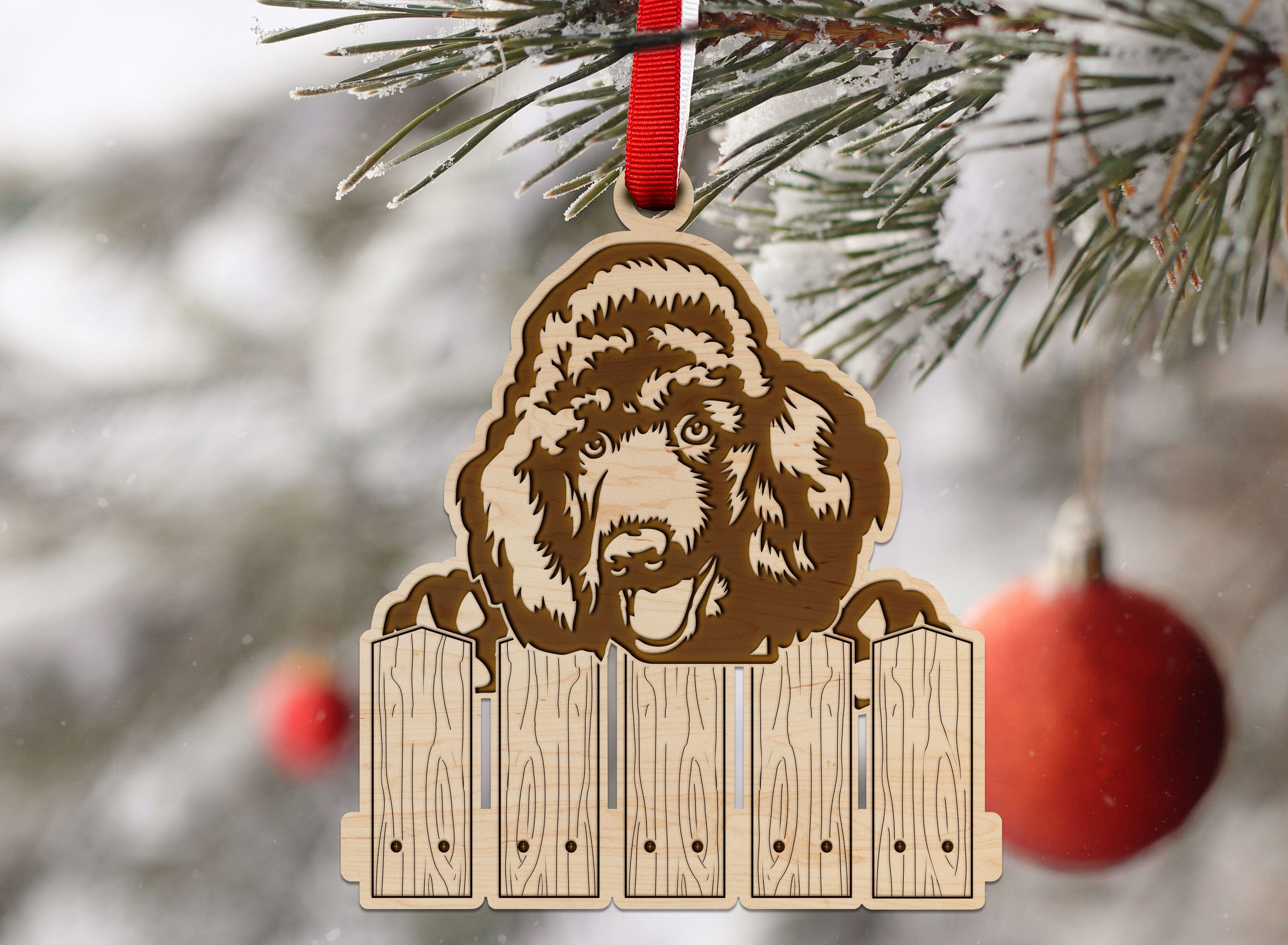 Dog Ornament Multiple Breeds Available Crafted from Cherry Etsy