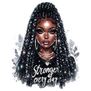 Black Woman Faith Clipart,  Black Woman Motivational Sublimation File, Money Stack, Hands holding money, Glam Sublimation PNG, Tshirt Mugs
