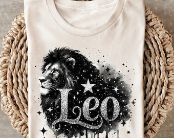 Leo Zodiac Clip Art. Leo Zodiac Sign, Leo Sublimation, Leo Lion PNG file, Leo Glitter Sign, Astrology PNG, Leo Sign, Leo Birthday png