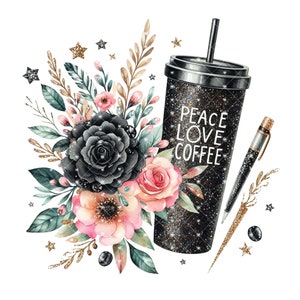 Iced coffee PNG, Trendy Coffee PNG, Coffee PNG, Mom png, Coffee Lover png, Coffee clipart, Coffee Addict, Sublimation Download, Funny Quotes
