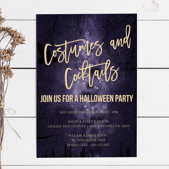 halloween party invitation halloween