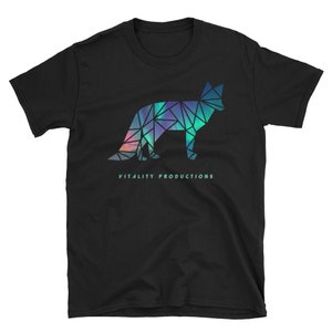 Foxy Aurora Short-Sleeve Unisex Tee by Vitality Productions
