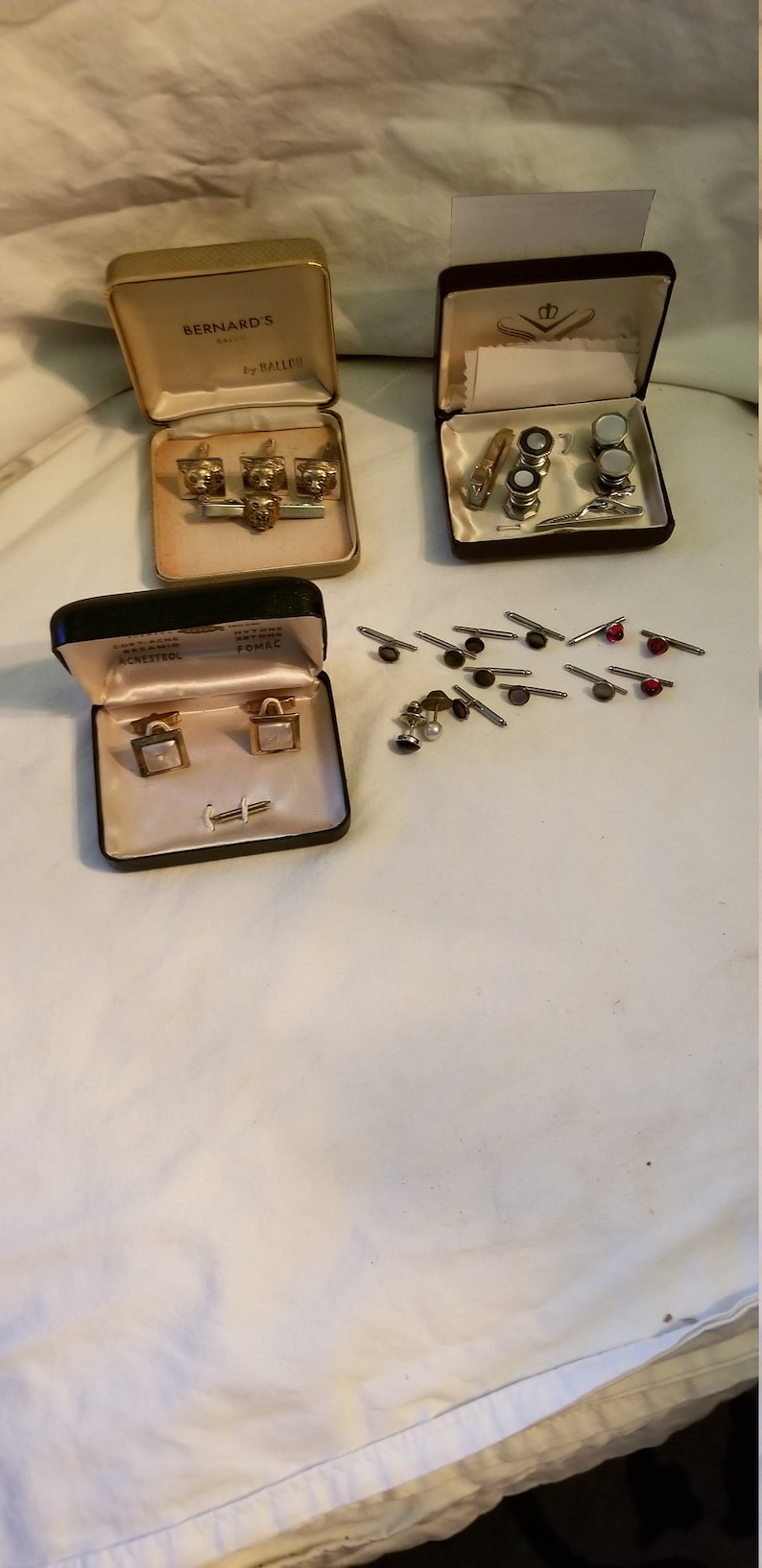 Lot of various cufflinks