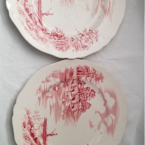 Alfred Meakin Staffordshire England English Bridges dinner plate