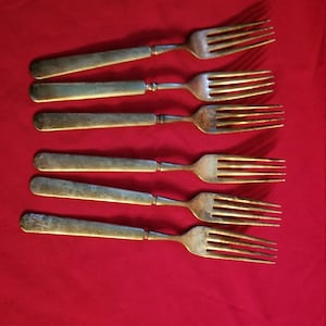Oneida Community par plate forks