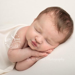 Stretchy Newborn Beanbag blanket, wrap, hat and tie back sets, Pale cream /warm white tone, newborn blanket, newborn props, baby photography