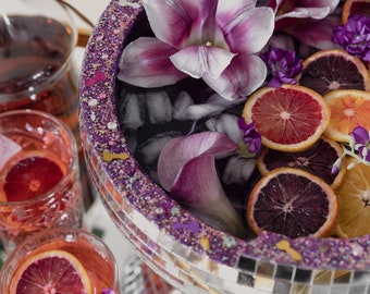 Disco Ball Punch Bowl | Holiday Party Centerpiece & Champagne Cooler