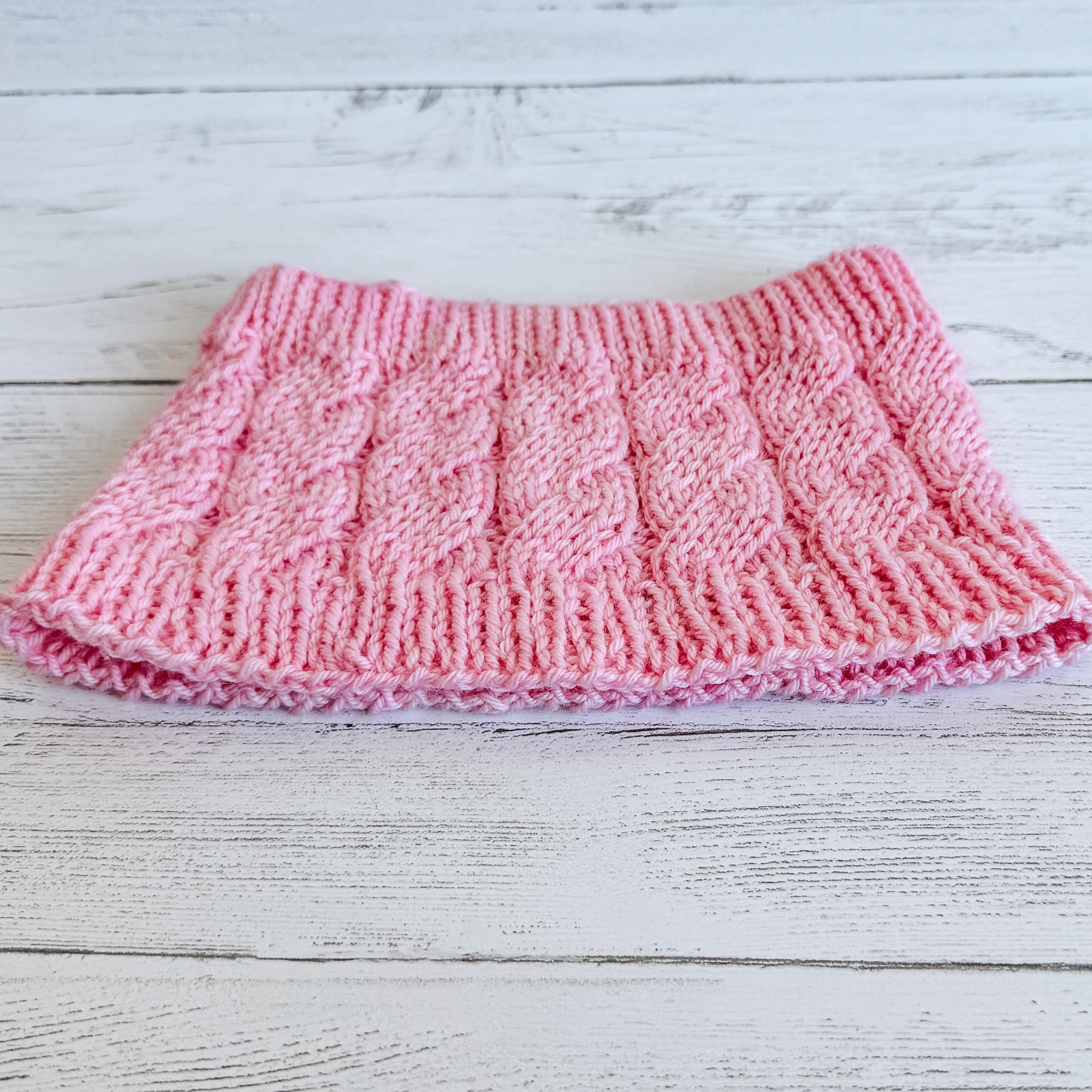 Cyclone Cable Neck Cowl Knit Pattern Worsted Yarn - Etsy