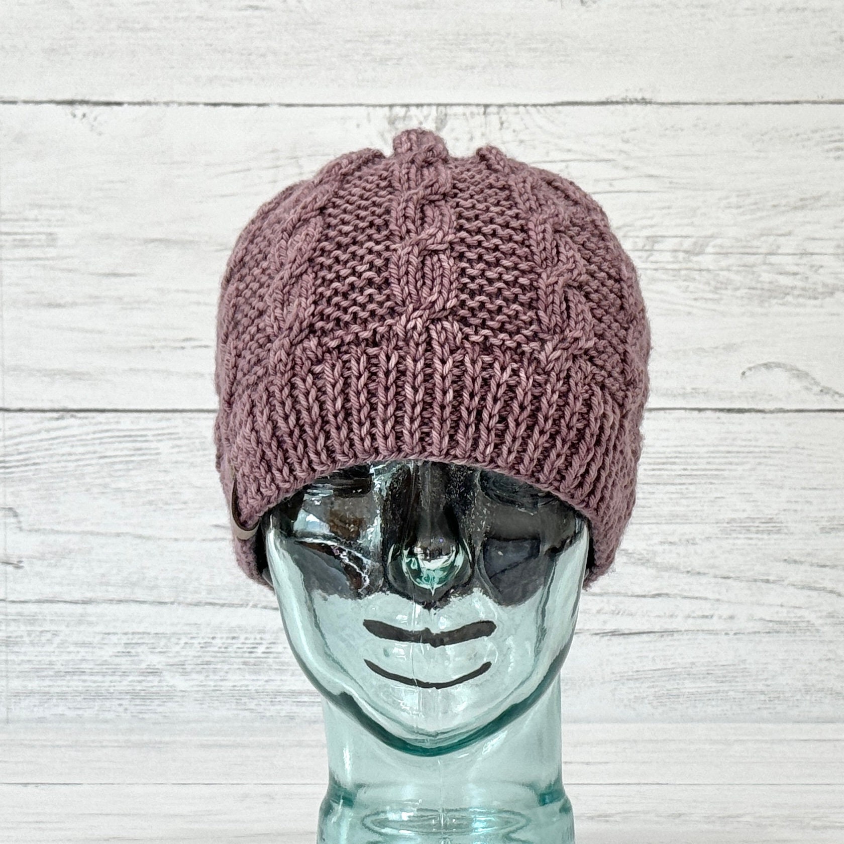 Savanna Flats Cable Hat Knit Pattern Worsted Yarn - Etsy