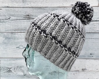 Dominari Hat Knit Pattern Super Bulky Yarn