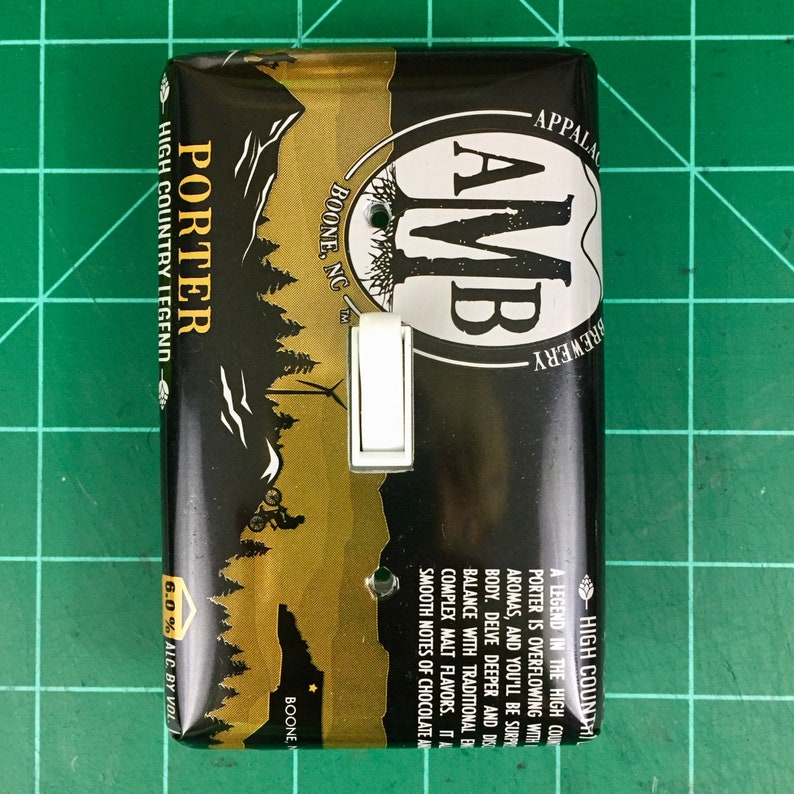 Appalachian Mountain Brewing \u201cPorter\u201d Switch Plate Cover