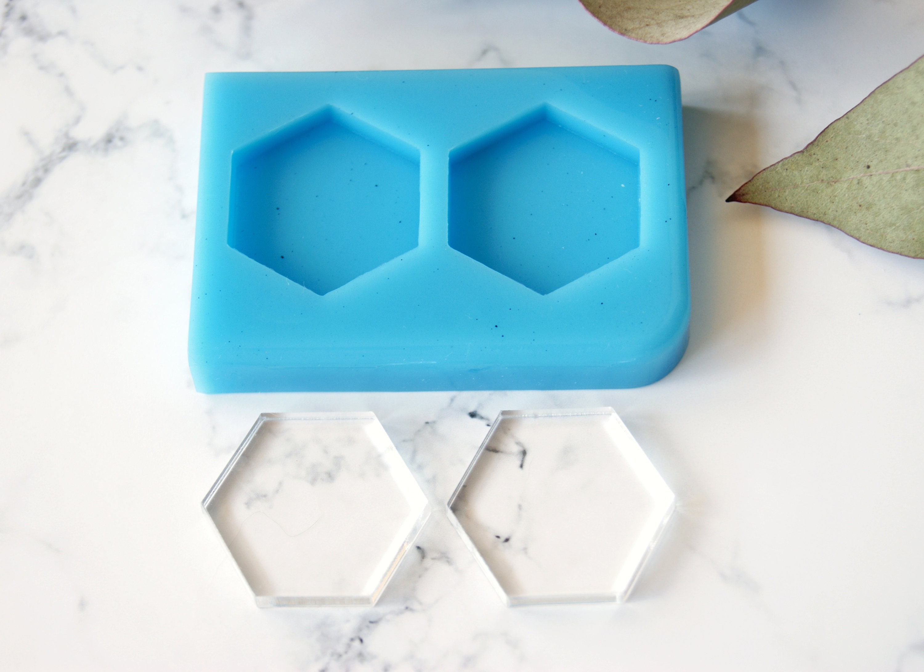Hexagon resin mold Silicone molds for earrings Resin Jewelry Etsy