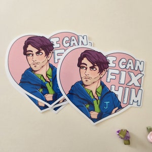 Stardew Valley Shane Die Cut Sticker 3 Inch Stickers I Can Fix Him Sticker Funny Stickers image 2