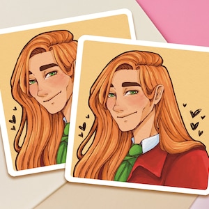 Autocollants Stardew Valley Elliott | 3 pouces découpés