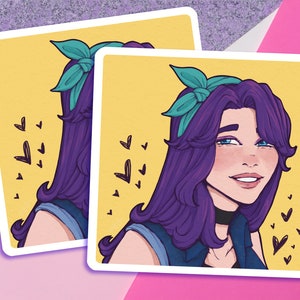 Stardew Valley Abigail Stickers | 3 Inch Die Cut