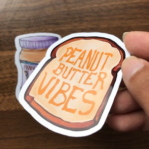 Glass Animals Peanut Butter Vibes Gooey Stickers 3 Inch Die-Cut Stickers image 3