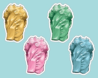 Glass Animals - Dreamland Facepalm Dave Stickers |