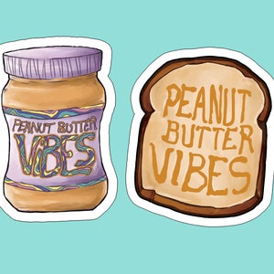 Glass Animals Peanut Butter Vibes Gooey Stickers 3 Inch Die-Cut Stickers image 1