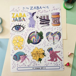 Glass Animals - ZABA Stickers