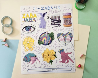 Glass Animals - ZABA Stickers