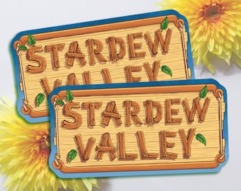 Naklejka z logo Stardew Valley | Naklejki 3-calowe