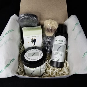 Men's Shave Whip, Face, Shaving Cream, Shave Kit, Toiletry Set, Dad Gift, Travel Set, Gift for Him, Lather, Luxurious Foam, Custom Guy Gift image 1