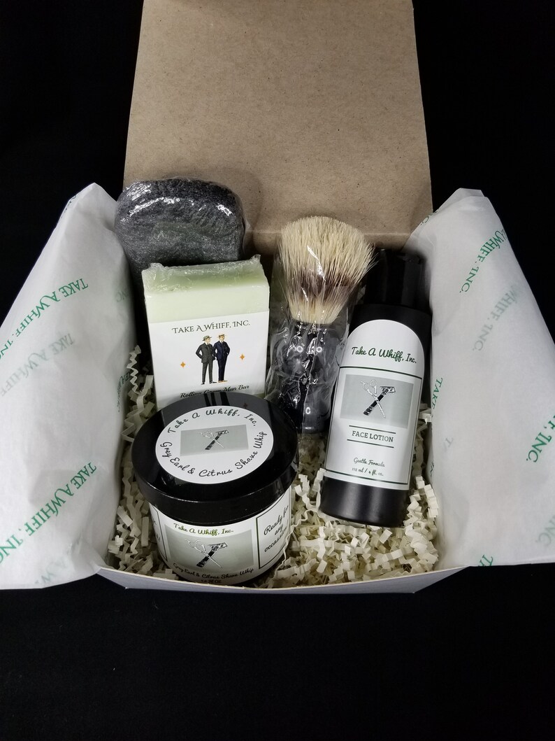 Men's Shave Whip, Face, Shaving Cream, Shave Kit, Toiletry Set, Dad Gift, Travel Set, Gift for Him, Lather, Luxurious Foam, Custom Guy Gift image 1