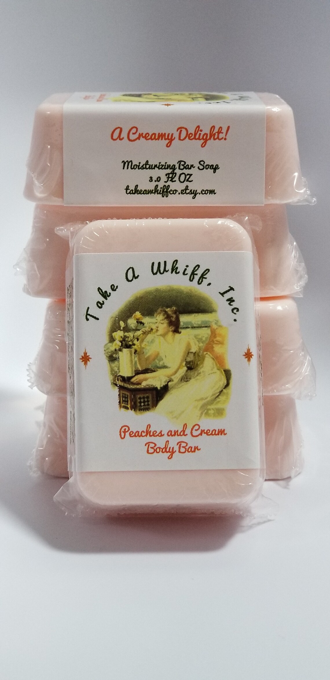 Peaches and Cream Bar Soap Etsy
