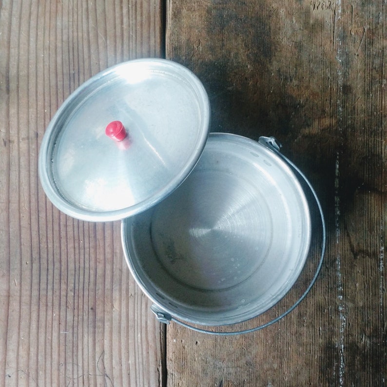 Vintage Scout Aluminum Camping Mess Kit Etsy