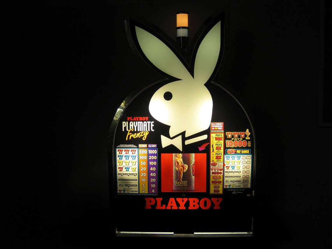 Vintage Playboy Full Rabbit Head Slot Machine Topper by Bally Etsy Canada