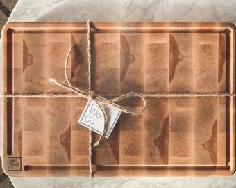 Handcrafted in Canada Maple End-Grain Cutting Board