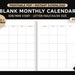 see more listings in the Blank Calendars section