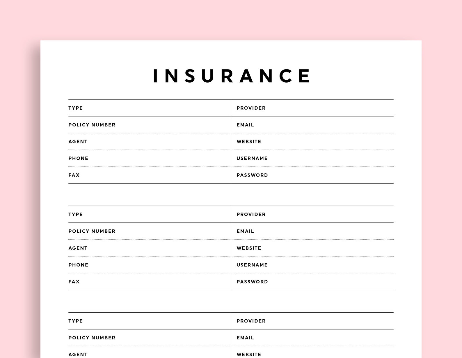 insurance-printable-insurance-contact-list-insurance-info-etsy