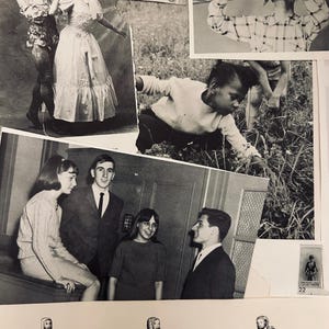 THEME PACK Collage Supplies - B&W Photos of People - 50+ Pieces - (Scrapbooking, Paper Ephemera, Scrap Pack)